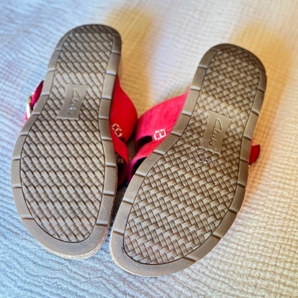 Clarks Women's Reileigh Park Flip-Flop NEW - Picture 4 of 8